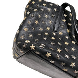 ジミーチュウ JIMMY CHOO ミニサラ ブラック スタッズ・レザー レディース ハンドバッグ