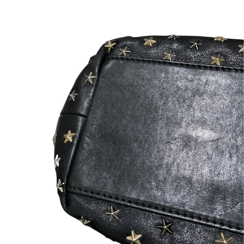 ジミーチュウ JIMMY CHOO ミニサラ ブラック スタッズ・レザー レディース ハンドバッグ