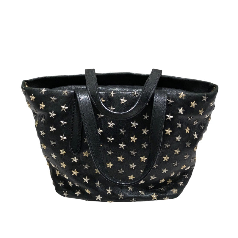 ジミーチュウ JIMMY CHOO ミニサラ ブラック スタッズ・レザー レディース ハンドバッグ