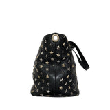 ジミーチュウ JIMMY CHOO ミニサラ ブラック スタッズ・レザー レディース ハンドバッグ