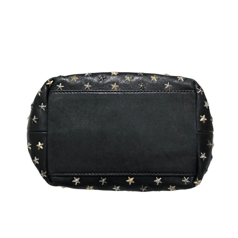 ジミーチュウ JIMMY CHOO ミニサラ ブラック スタッズ・レザー レディース ハンドバッグ