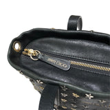 ジミーチュウ JIMMY CHOO ミニサラ ブラック スタッズ・レザー レディース ハンドバッグ