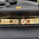 サンローラン SAINT LAURENT ベイビーカバス  472466 ブラック レザー レディース ショルダーバッグ