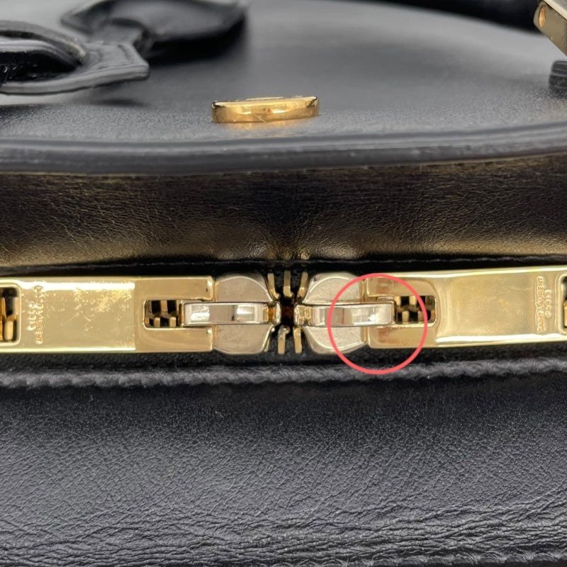 サンローラン SAINT LAURENT ベイビーカバス  472466 ブラック レザー レディース ショルダーバッグ