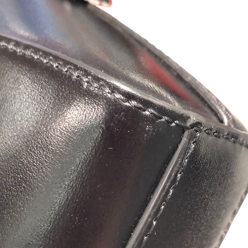 ジバンシィ GIVENCHY アンティゴナU　ショルダーバッグ ブラック・シルバー金具 レザー レザー ユニセックス ショルダーバッグ