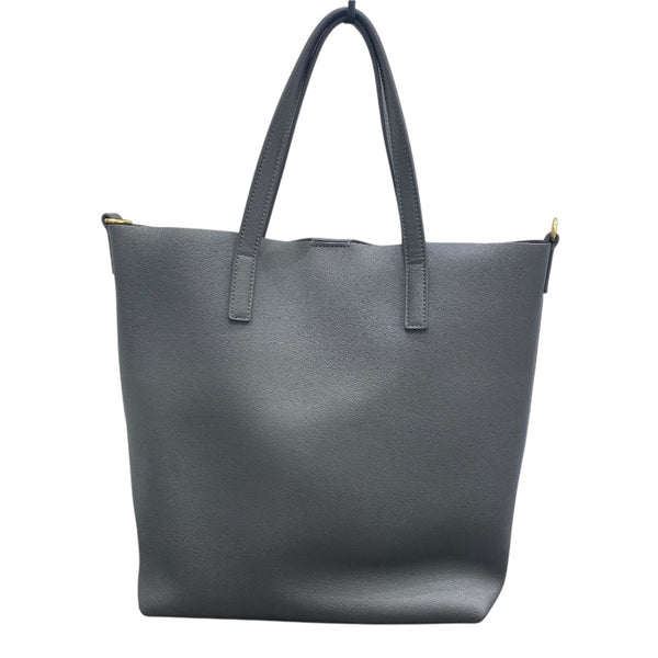 サンローラン SAINT LAURENT トイショッピングトート 600307 グレー レザー ユニセックス トートバッグ