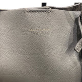 サンローラン SAINT LAURENT トイショッピングトート 600307 グレー レザー ユニセックス トートバッグ