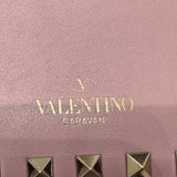 ヴァレンティノ VALENTINO ロックスタッズ ショルダーバッグ ピンク レザー SV金具 レディース ショルダーバッグ