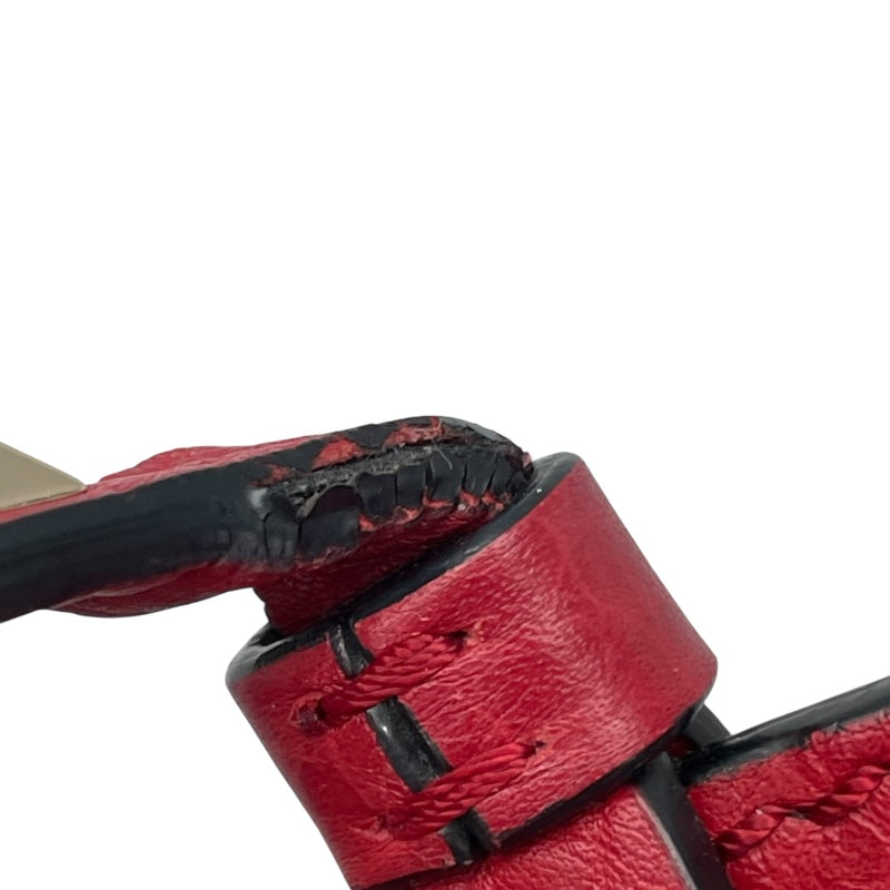 ヴァレンティノ VALENTINO ロックスタッズ ショルダーバッグ ピンク レザー SV金具 レディース ショルダーバッグ