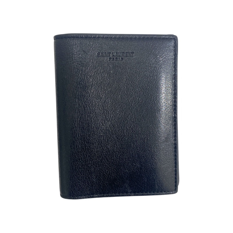 サンローラン SAINT LAURENT カードケース 668726 ブラック レザー メンズ カードケース