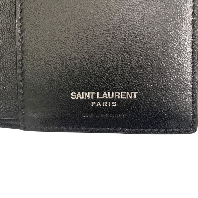サンローラン SAINT LAURENT カードケース 668726 ブラック レザー メンズ カードケース