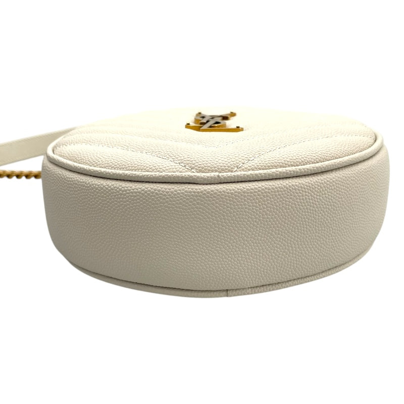 サンローラン SAINT LAURENT ヴィニル チェーンショルダーバッグ 610436 アイボリー レザー レディース ショルダーバッグ