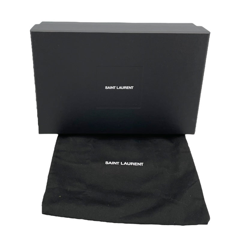 サンローラン SAINT LAURENT ヴィニル チェーンショルダーバッグ 610436 アイボリー レザー レディース ショルダーバッグ