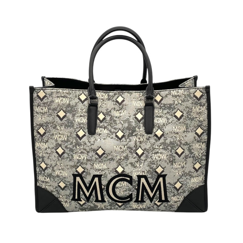 正規品 MCMモノグラム黒状態良好＋レア目玉トート未使用 楽天市場】MCM エムシーエム ロゴグラム トートバッグ ラージ