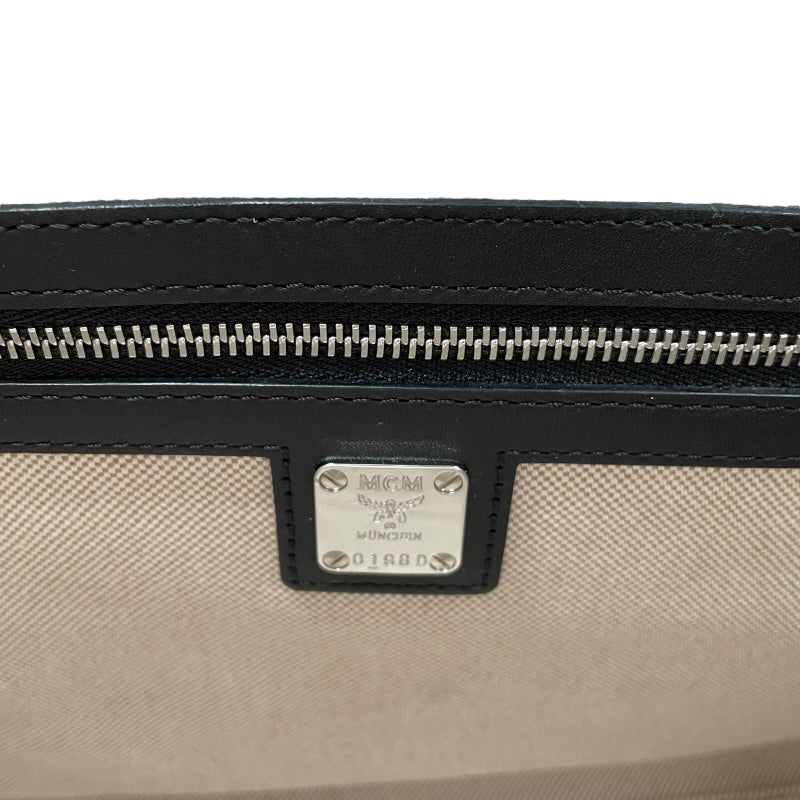 エム・シー・エム MCM ミュンヘントートバッグ グレー モノグラムジャガード レディース トートバッグ