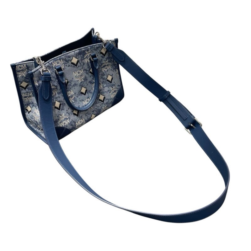 エム・シー・エム MCM ミュンヘントートバッグ MWTBATQ02LU0001 モノグラムジャガード レディース トートバッグ