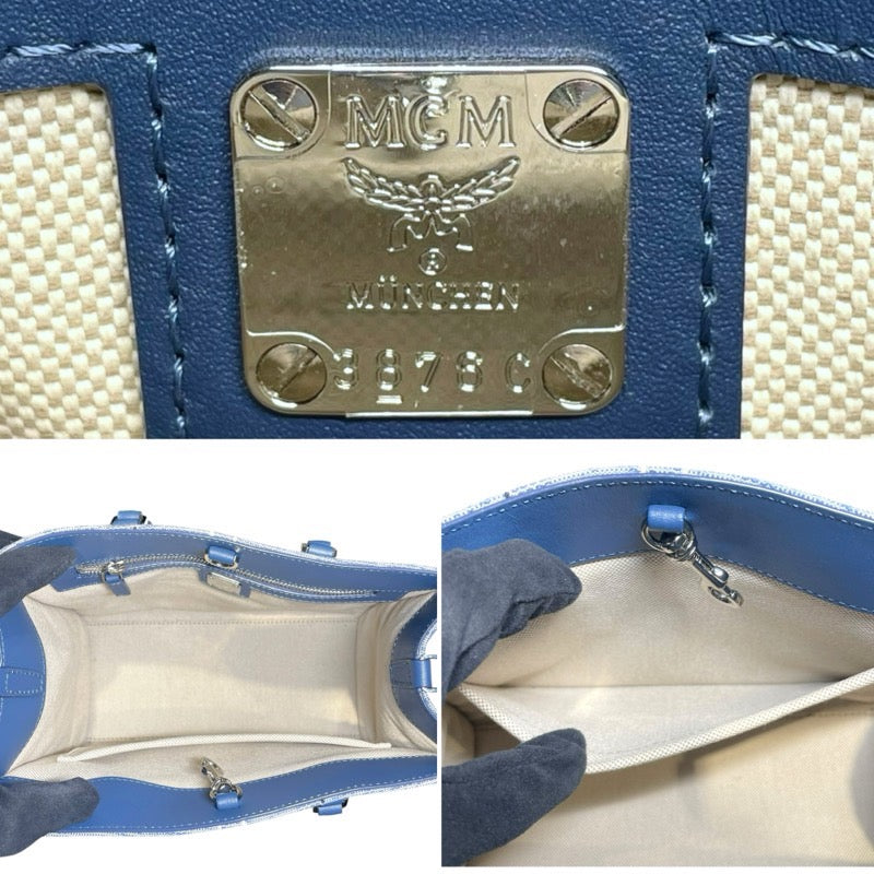 エム・シー・エム MCM ミュンヘントートバッグ MWTBATQ02LU0001 モノグラムジャガード レディース トートバッグ