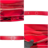 セリーヌ CELINE クラシックボックス レッド ゴールド金具 レザー レディース ショルダーバッグ