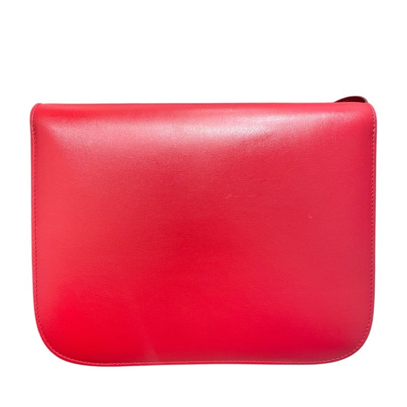 セリーヌ CELINE クラシックボックス レッド ゴールド金具 レザー レディース ショルダーバッグ