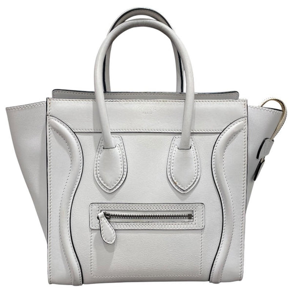 セリーヌ CELINE ラゲージマイクロショッパー 167793 レザー レディース ハンドバッグ