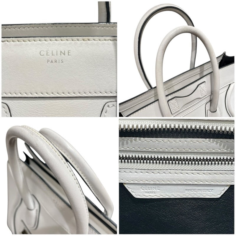 セリーヌ CELINE ラゲージマイクロショッパー 167793 レザー レディース ハンドバッグ