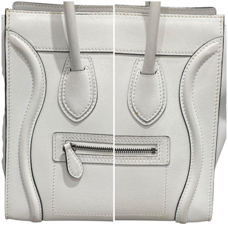 セリーヌ CELINE ラゲージマイクロショッパー 167793 レザー レディース ハンドバッグ
