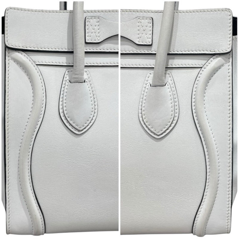 セリーヌ CELINE ラゲージマイクロショッパー 167793 レザー レディース ハンドバッグ