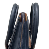 セリーヌ CELINE ラゲージマイクロショッパー オレンジ・ネイビー レザー レディース ハンドバッグ