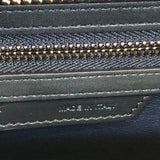 セリーヌ CELINE ラゲージマイクロショッパー 167793 ブルー レザー メンズ ハンドバッグ