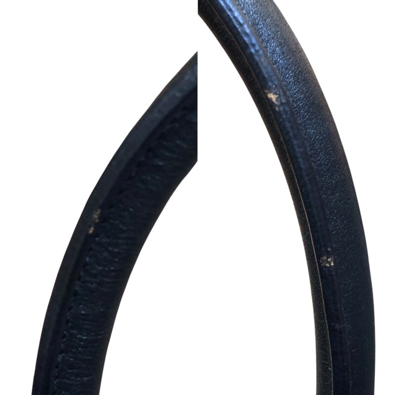 セリーヌ CELINE ラゲージマイクロショッパー 167793 ブルー レザー メンズ ハンドバッグ