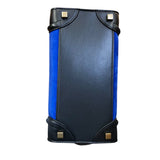 セリーヌ CELINE ラゲージマイクロショッパー 167793 ブルー レザー メンズ ハンドバッグ