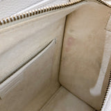 セリーヌ CELINE ラゲージナノショッパー 189243 ホワイト/ゴールド金具 レザー/カーフスキン レディース ショルダーバッグ