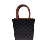 セリーヌ CELINE ミニバーティカルカバ タン コーティングキャンバス レディース ショルダーバッグ