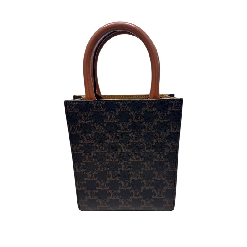 セリーヌ CELINE ミニバーティカルカバ タン コーティングキャンバス レディース ショルダーバッグ