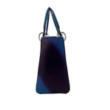 クリスチャン・ディオール Christian Dior レディディオール ミディアム グラデーション ブルー・グリーン・パープル レザー レディース ショルダーバッグ