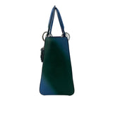 クリスチャン・ディオール Christian Dior レディディオール ミディアム グラデーション ブルー・グリーン・パープル レザー レディース ショルダーバッグ