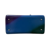 クリスチャン・ディオール Christian Dior レディディオール ミディアム グラデーション ブルー・グリーン・パープル レザー レディース ショルダーバッグ