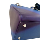 クリスチャン・ディオール Christian Dior レディディオール ミディアム グラデーション ブルー・グリーン・パープル レザー レディース ショルダーバッグ