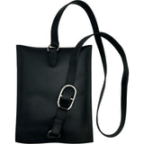 エルメス HERMES ポッシャンプリュス B刻印 ブラック/シルバー金具 スイフト レディース ショルダーバッグ