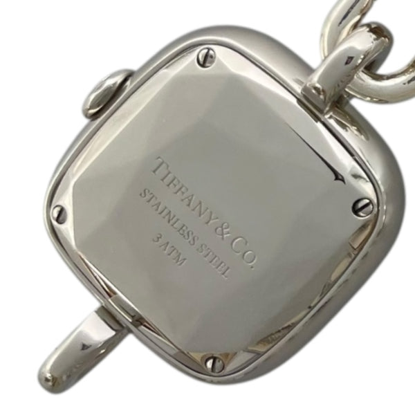 ティファニー TIFFANY＆CO ハードウェア ウォッチ 73331277 ブルー SS/SV/8Pダイヤ クオーツ レディース 腕時計