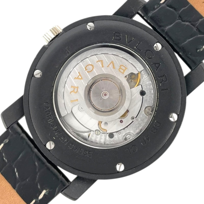 ブルガリ BVLGARI ブルガリブルガリ  BBW40CGLD ブラック カーボン メンズ 腕時計