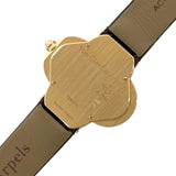 ヴァンクリーフ＆アーペル Van Cleef & Arpels アルハンブラ  ホワイトシェル 136574 ホワイトシェル K18YG/レザー クオーツ レディース 腕時計