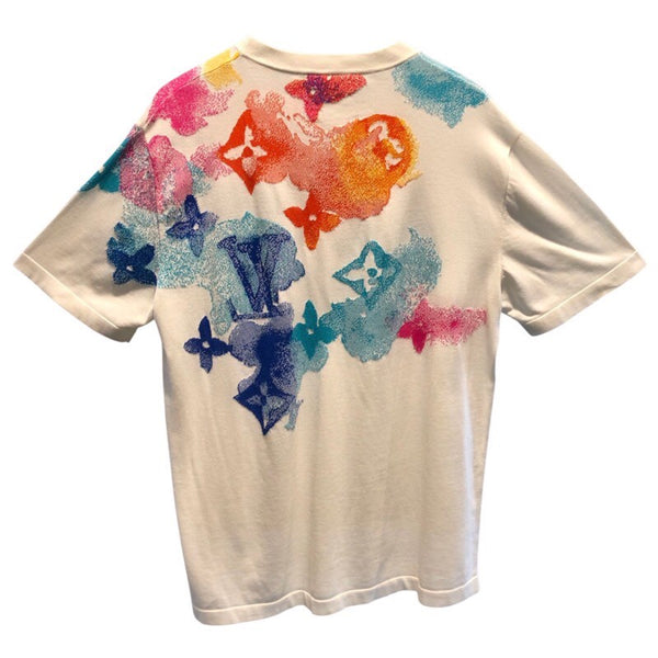 ルイ・ヴィトン LOUIS VUITTON ウォーターカラーモノグラムニットTシャツ HLN01W コットン メンズ 半袖Ｔシャツ