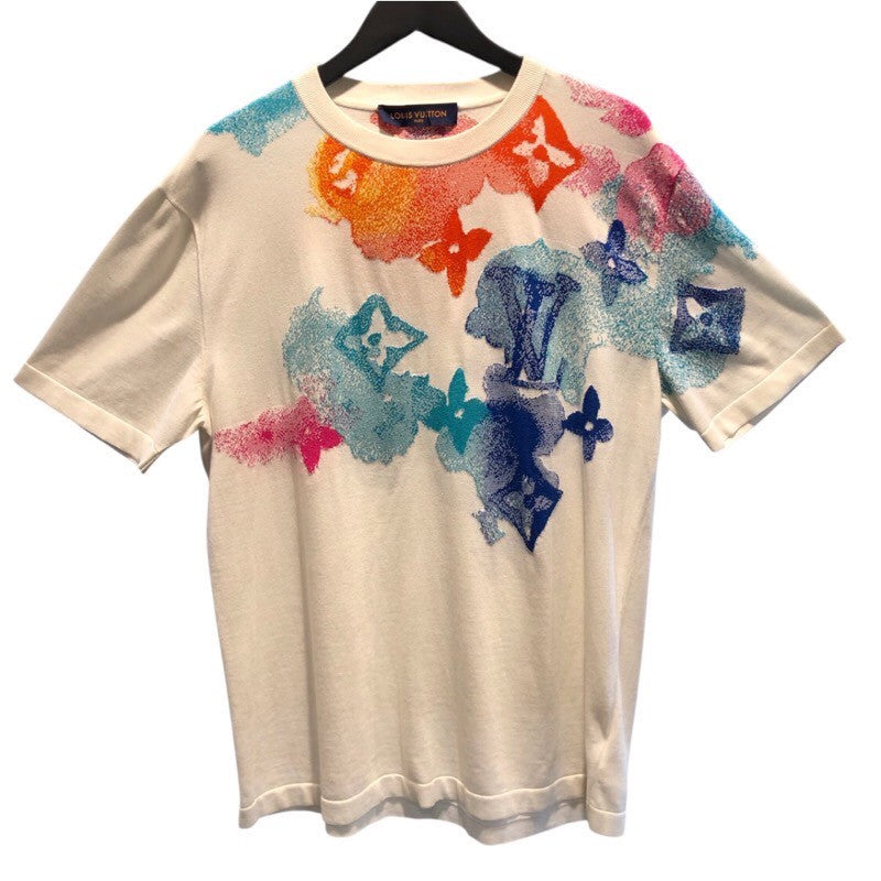 ルイ・ヴィトン LOUIS VUITTON ウォーターカラーモノグラムニットTシャツ HLN01W コットン メンズ 半袖Ｔシャツ