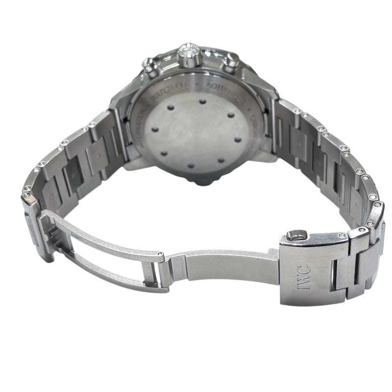 インターナショナルウォッチカンパニー IWC アクアタイマー クロノグラフ IW376804 ブラック ステンレススチール SS メンズ 腕時計