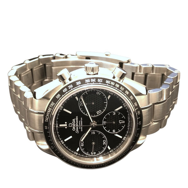 オメガ OMEGA スピードマスター レーシングコーアクシャル クロノメーター クロノグラフ 326.30.40.50 ブラック ステンレススチール SS メンズ 腕時計
