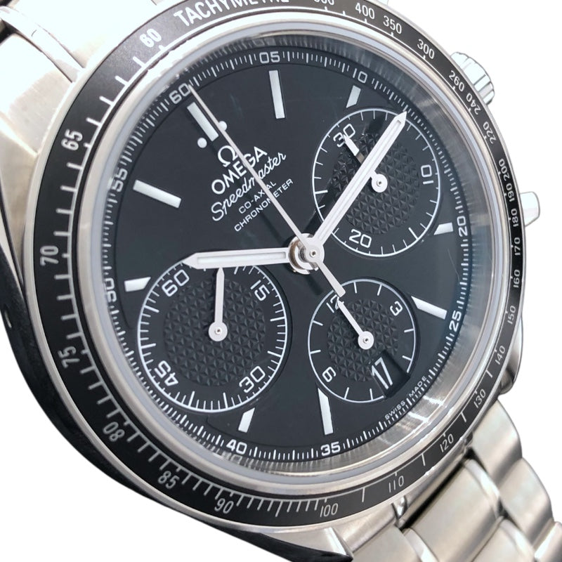 オメガ OMEGA スピードマスター レーシングコーアクシャル クロノメーター クロノグラフ 326.30.40.50 ブラック ステンレススチール SS メンズ 腕時計