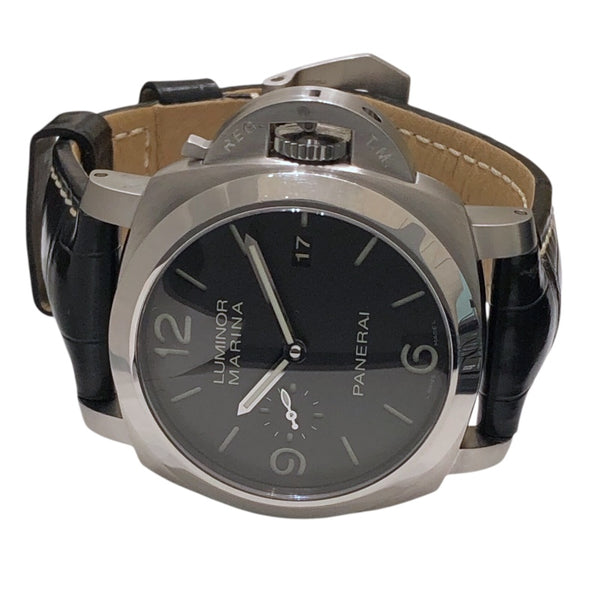 パネライ PANERAI ルミノールマリーナ 1950 3デイズ オートマティック アッチャイオ PAM00312 ブラック ステンレススチール SS 自動巻き メンズ 腕時計