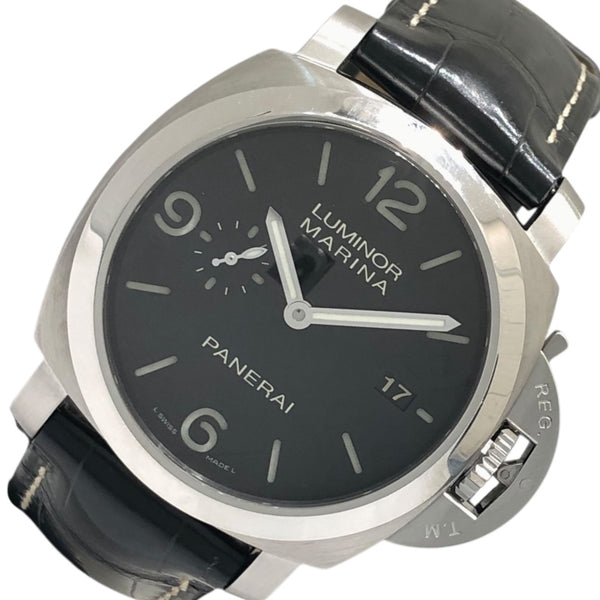 パネライ PANERAI ルミノールマリーナ 1950 3デイズ オートマティック アッチャイオ PAM00312 ブラック ステンレススチール SS 自動巻き メンズ 腕時計