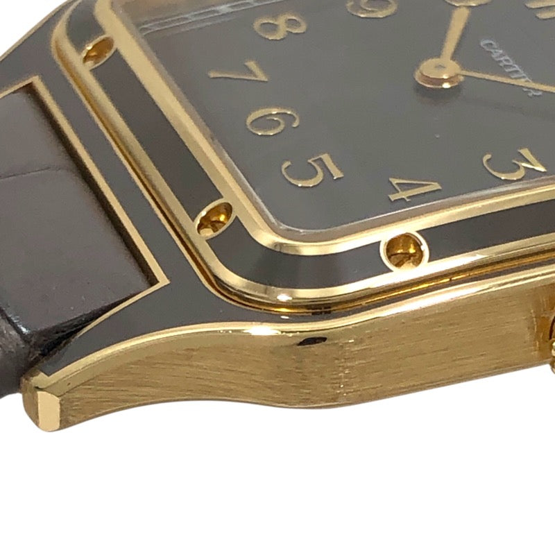 カルティエ Cartier サントス デュモンLM WGSA0097 750YG メンズ 腕時計